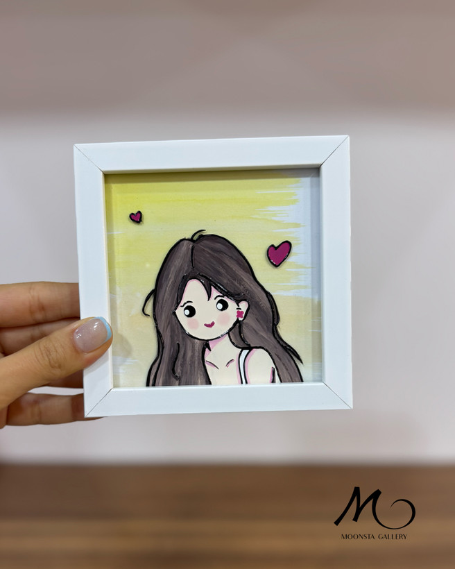 تابلو ویترای روی شیشه مناسب هدیه